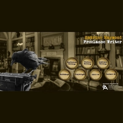 web design portfolio example - Keyboard Raven