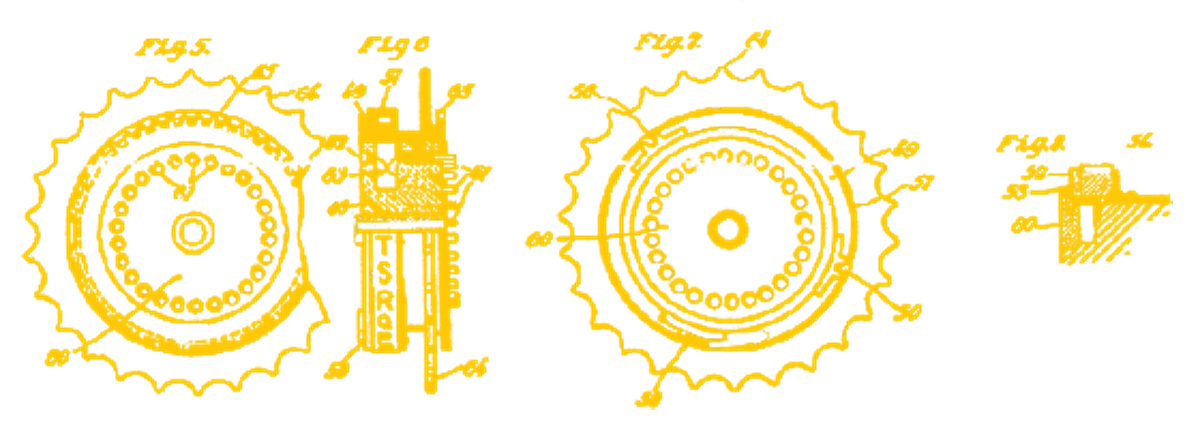 Enigma Machine Blueprint rotor